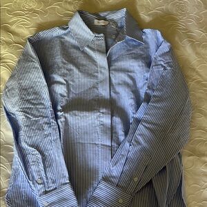 Meshki Blue Pinstripe Shirt